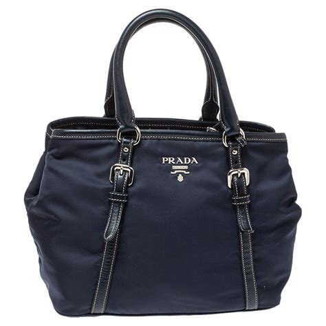 prada tote navy blue|Prada totes for women.